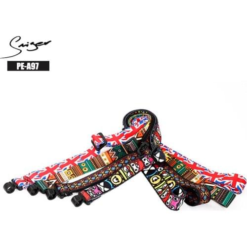 Smiger 1Pc Ukulele Strap PE-A97 Adjustable Ukulele Strap Colorful Ukulele Belt Random Color For Ukulele Musical Accessories