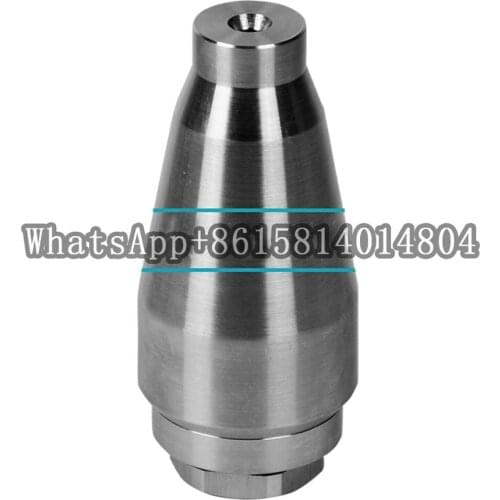 High pressure SS 304 rotating gun head,sandblasting gun head,single hole rotating nozzle,paint removal and rust rotating nozzle