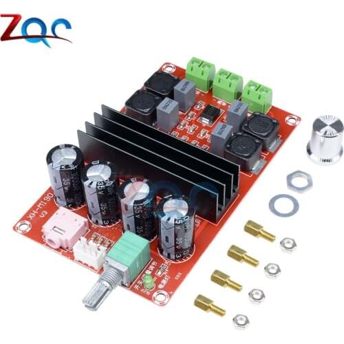 2x100W XH-M190 TPA3116 D2 Dual Channel Digital Audio Amplifier Board for Arduino TPA3116D2 Two Channel Module 100w+100W 12-24V