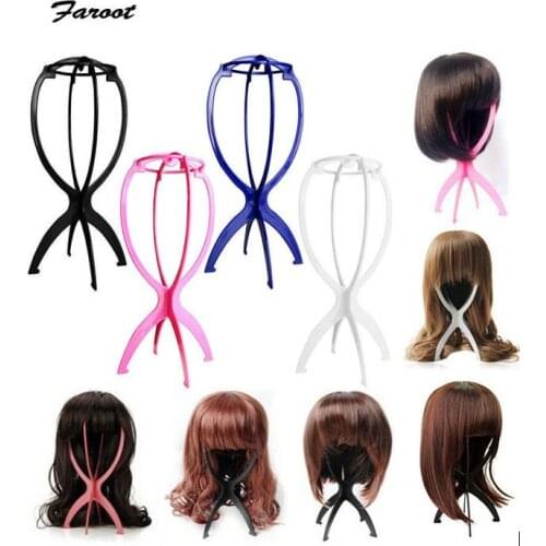 FAROOT Free Wig Holder Portable Foldable Wig Holder Support Display Rack Household Bathroom Towel Storage Rack Hot Sale