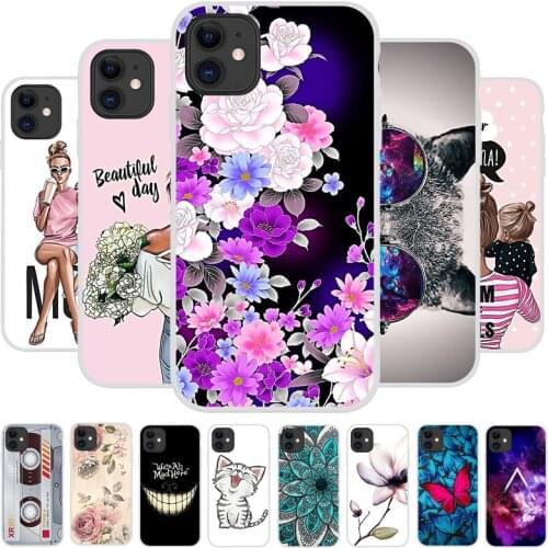 A for iPhone 7 Case Silicon TPU Luxury Cartoon Back Cover Phone Case For iPhone 11 6 6S 7 8 X Soft Back Cover