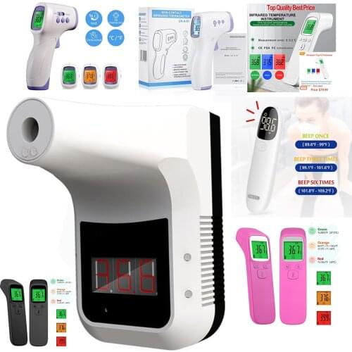 Digital Infrared Thermometer Non-Contact Forehead Electronic Laser Fever Ear Body Temperature Gun Baby Adult