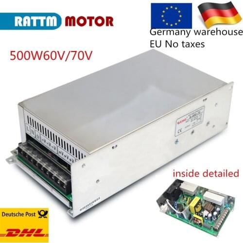 EU / US Ship! Switching Power supply 500W 60V / 70V Single Output