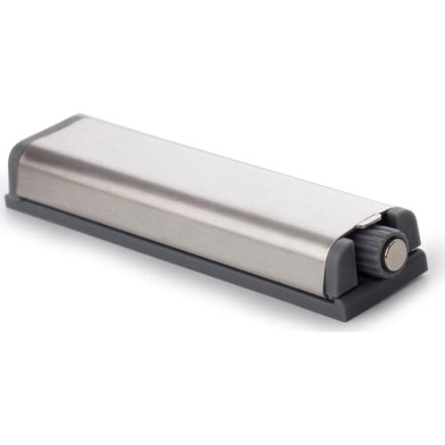 4Pcs Stainless Steel Cabinet Door Stopper Buffer Catches Push to Open Touch Damper Bumper Soft Closer Magnetic Close