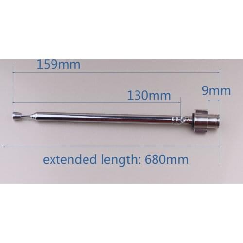 FM Antenna F Fast Plug Rod Antenna for Power Amplifier Combination, Suitable for FM Interface of AV Audio and Video Appliances