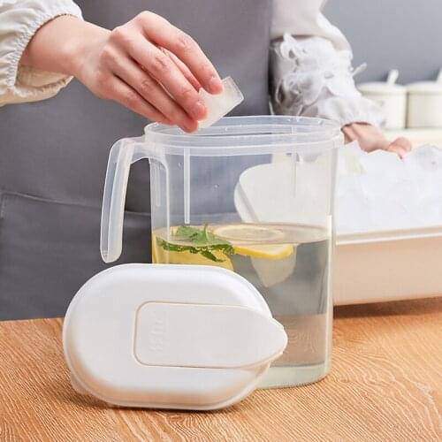 Kitchen Water Pots Transparent Sealed Cold Water Jug Household Large Capacity Cool White Water Cup Tea Kettle Cool Jug Drinkware