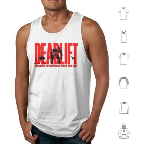 Deadlift Tank Tops Vest 100% Cotton Deadlift Squat Abs Powerlifting Strongman Bodybuilding Bench Lift 4everbulk Bulk Forever