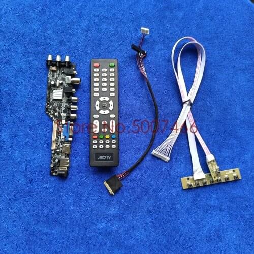 Signal digital DVB 3663 display drive board kit 40-Pin LVDS fit LP171WP9/LTN154BT02/LTN154BT08/N154C6 USB VGA AV 1440*900
