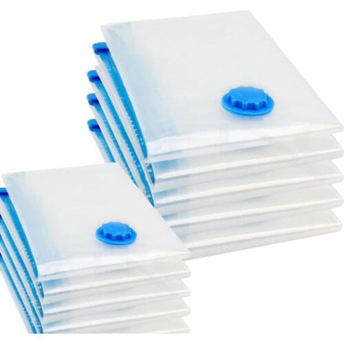 10/8/5/1 Pcs/Set Vacuum Storage Bag Clothes Quilt Valve Sealer Foldable Compressed Organizer Space Saver Packet Seladora A Vacuo