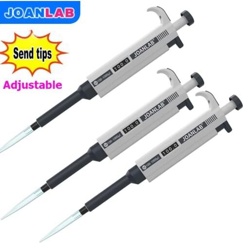 JOANLAB Single Channel Manual Adjustable TopPette Pipette Pipettor Pipetaz lab Transfer Pipette