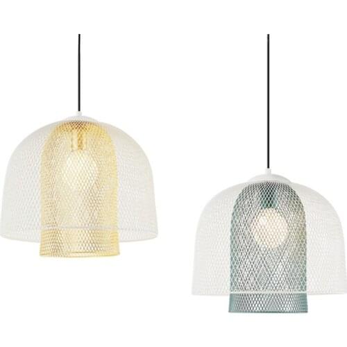 Nordic fashion style Iron net pendant lamp modern minimalist cafe dining room parlor pendant lighting