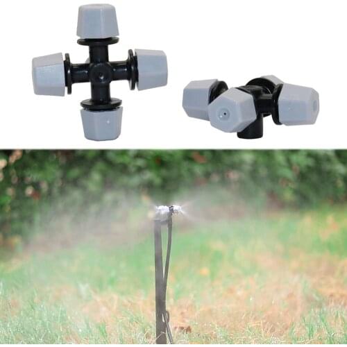 10 Pcs 6mm Atomization Misting Sprinklers Humidifier Cooling Dust Removal Fog Nozzles Garden Watering Irrigation Accessories