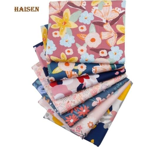 Floral Series Printed Twill Fabrics Cloth For DIY Sewing Baby&Child Quilting Bedsheet Clothes Skirt Textile Material Width:160cm