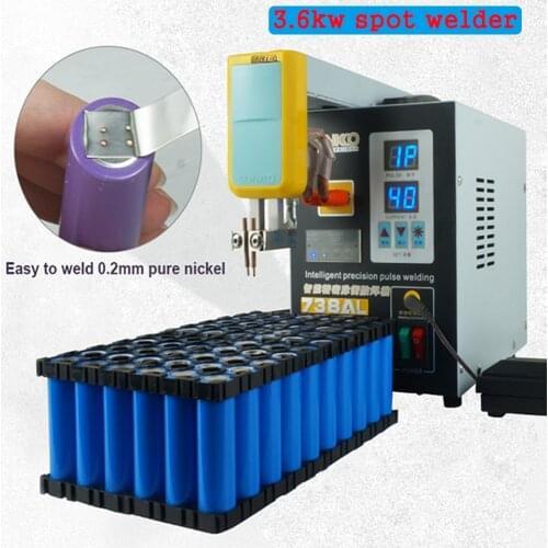 SUNKKO 738AL Semi-automatic Battery Spot Welding Machine Maximum Welding Thickness 0.3mm Nickel Strip 3.6KW Spot Welder