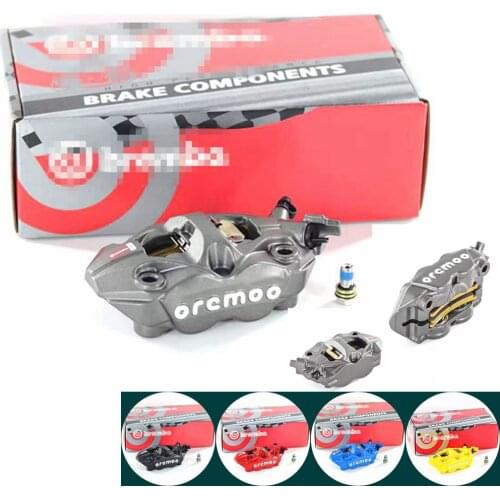 Universal Motorcycle 4 piston M40 Radial Brake Caliper 100mm Mounting For Honda Yamaha Kawasaki Suzuki KTM Ducati Benali BMW