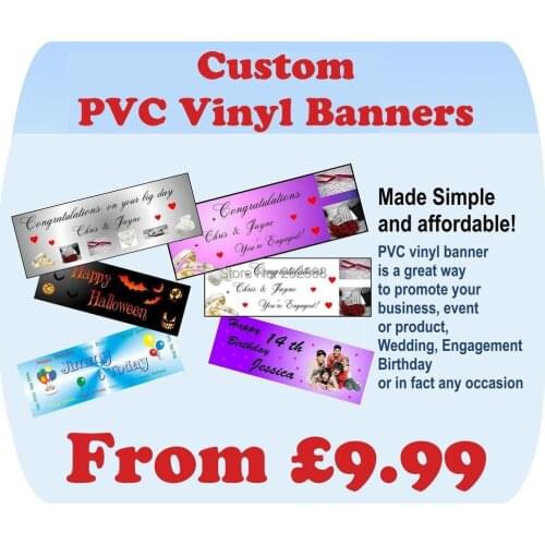 PVC VINYL OUTDOOR BANNER SIGN CUSTOM SIZES