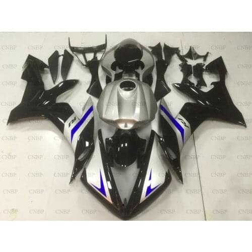 YZFR1 2004 - 2006 Fairing Kits YZFR1 2005 Abs Fairing YZF R1 05 06 Silver Black Fairings