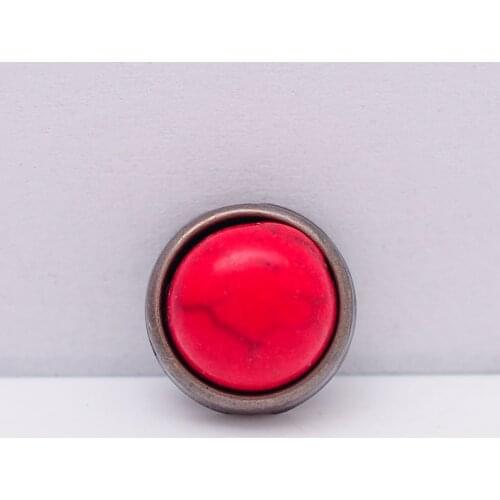 30pc 10mm Southwest Real Red Turquoise Beads Rivet Stud Fastener Concho Rivetback For Leathercraft Case Belt Luggage Bag Decor