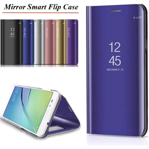 Mirror Smart Case For Huawei Honor 8X 8 9 Lite 10 V10 Play Y5 Y6 Y7 Y9 2018 P20 Pro Mate 20 Lite P10 P9 P Smart Nova 3 3i Cover