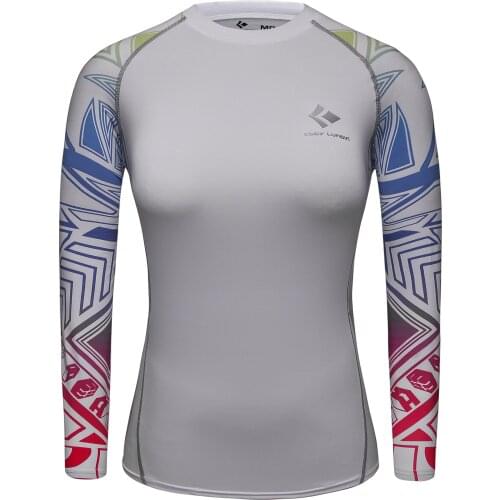 Womens Compression Tops & Tee Fashion 3D Prints Fitness Skin Tights Long Sleeve Quick-dry Cody Lundin Tshirt Womale Fitness
