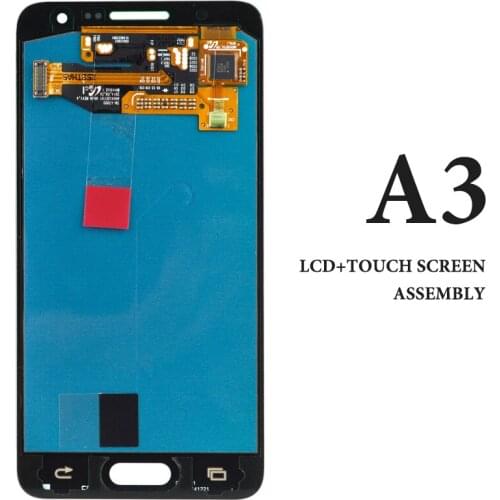 4.5" For Samsung A3 2015 LCD A300 A3000 A300F Black White Gold AMOLED Digitizer Display Replacement Spare Parts Touch Assembly