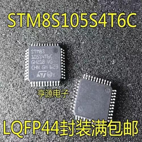 5PCS STM8S105S4T6C STM8 STM8S STM8S105 STM8S105S STM8S105S4T STM8S105S4T6 LQFP-44 IC MCU