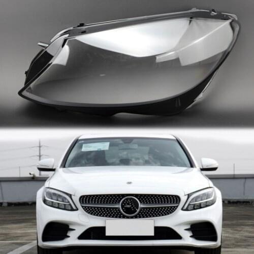 2019 w205 LENS lampshade Lens protection plastic Headlight cover for Mercedes-Benz C Class W205 C180 C200L C260L C280 C300 LENS