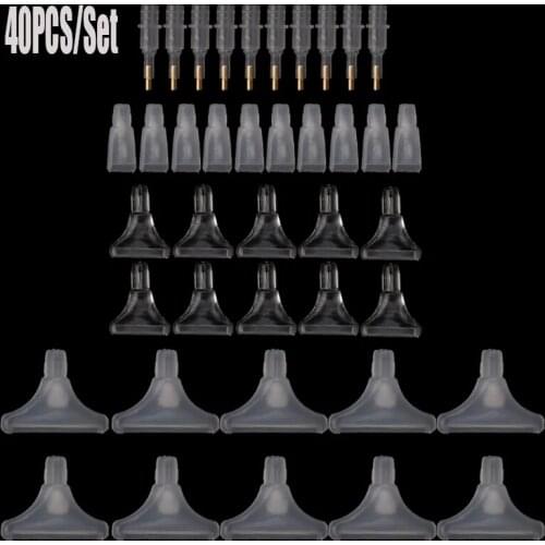 40Pcs/set Replacement Embroidery Point Drill Pen Heads For 5D Diamond Painting Fixing Placer Tool DIY Crafts Supplies