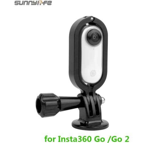 Insta360 Go Protective Frame Mount Aluminum Alloy 1/4 Adapter Bracket Stabilizer for Insta360 Go Camera Accessories
