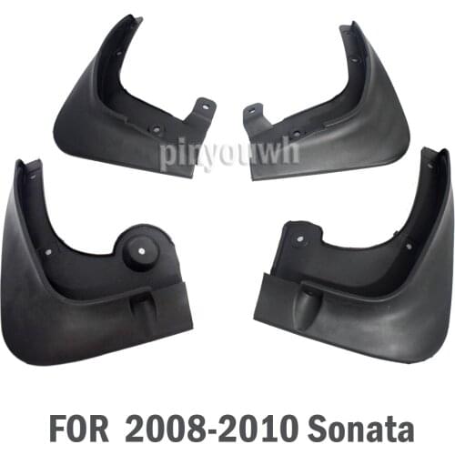 For HYUNDAI SONATA 2006-2008 Set Molded Mud Flaps Mudflaps Splash Guards Front Rear Mud Flap Mudguards Fender YC101071