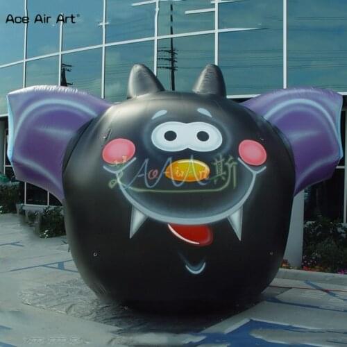 3m H giant halloween animal replica inflatable scary fat bat,terrible Animated bat for Halloween decoration