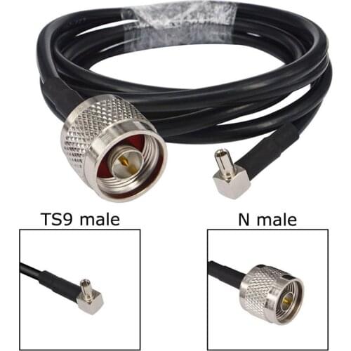 RG58 Cable N Male To CRC9 / TS9 Male Connector for 2g 3G 4G 900 1800 2100 Signal Boster Repeater Yagi Log Omni Ceiling Antenna