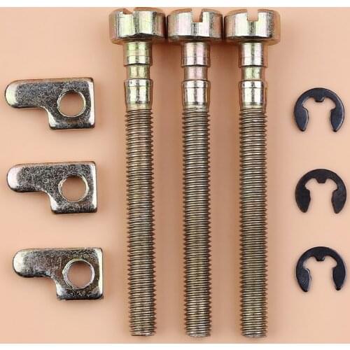 3Pcs/lot Bar Chain Adjuster Tensioner Screw Kit For HUSQVARNA 36 41 136 136LE 141 141LE 137 137E 142 142E 235 240 Chainsaw Parts
