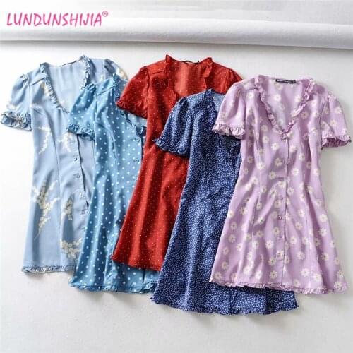 Праздничные летние платья LUNDUNSHIJIA China At AliExpress