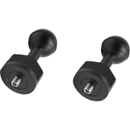 MagiDeal Adaptable 1' Ball Head to 1/4 Screw Adapter F Underwater Camera Arm Diving Photograph Diving Mount Dive Photograph