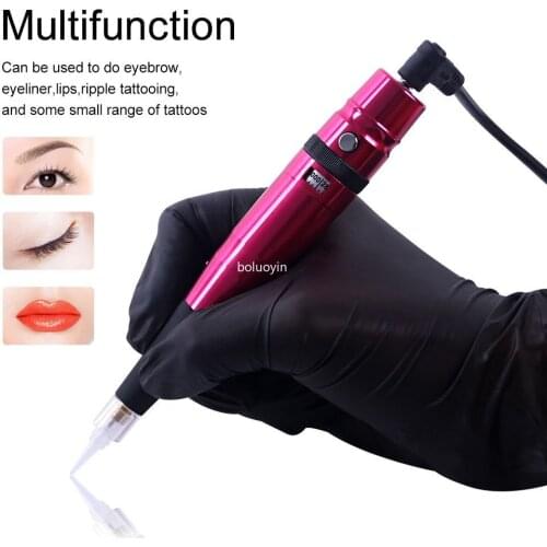 Dermograph Universal Swiss Motor Permanent Makeup Machine Eyebrow Eyeliner Lip Pen Beauty Tattoo Machine with Universal Needles