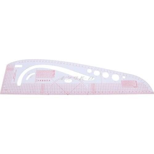 Multi-function Sewing Ruler Measure for Making Clothes Tailor Craft Tool Plastic