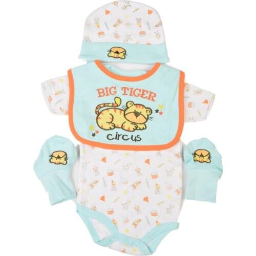 Fashion Bebe Clothes Sets For 22-23 inch Reborn Baby Doll Boy Cartoon Style Reborn Doll Accessories For kids Birthday Gifts