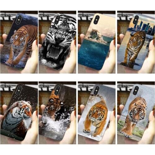 Anima Tiger Soft Custom Design For Samsung Galaxy S20 S10 S9 S8 Plus A50 A70 A40 A30 A20 A10 A50S A70S A10S