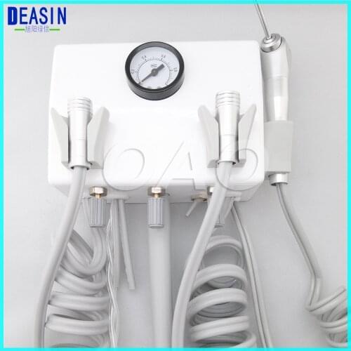 Wall Type Hanging Dental Lab Portable Turbine Unit connection with 4 hole or 2 hole Handpiece tube