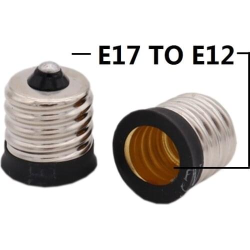 NEW E17 Intermediate To E12 Candelabra Base Light Bulb Socket Adapter Reducer Holder Hot Sale