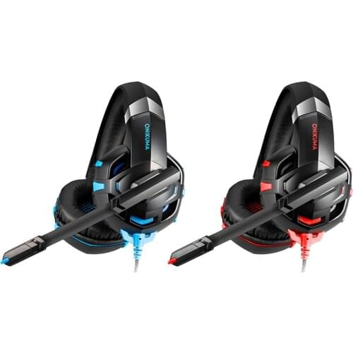 ONIKUMA K2PRO Gaming Headset USB 360° Surround Sound Illuminated Headset for Desktop Computer/Notebook/PS4//Switch