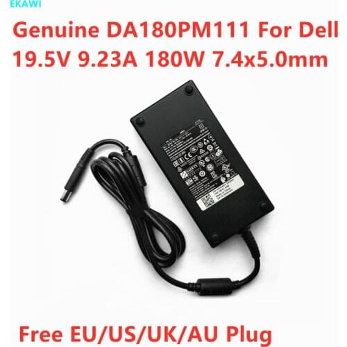 Genuine 19.5V 9.23A 180W DA180PM111 FA180PM111 AC Adapter For Dell Precision M4600 M4700 M4800 M15X Laptop Power Supply Charger