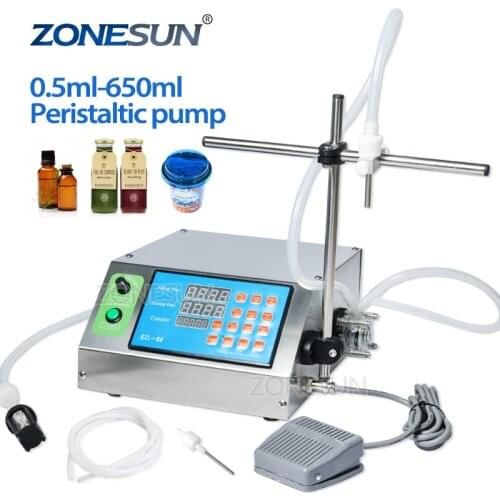 Peristaltic Pump Bottle Water Filler Liquid Vial Desktop Filling Machine for Juice Beverage Milk Drink Oil Perfume
