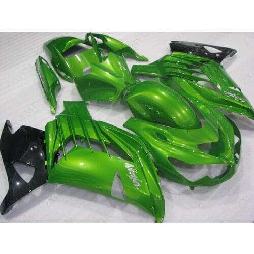 Plastic Fairings for Kawasaki Zx14r 2012 - 2015 Pearl Green 60 Fairing Kits ZZR 1400 2014 Fairings ZZR 1400 14 15