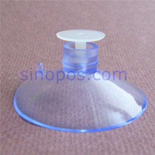Suction Cup With Thumb Tack, window glass wall mount shelf rack price tag poster holder showcase sign push pin thumbtack suckers