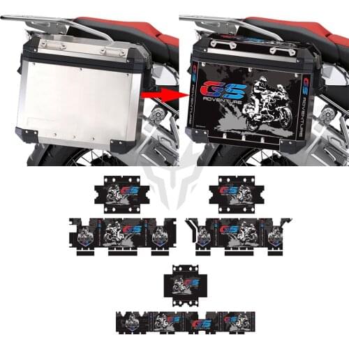 R1250GS R1200GS ADV 3 X Adventure Protector Cover Sticker Decal Set Fits for BMW Aluminum Panniers BOX