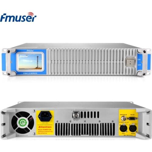 FMUSER FSN-600T 600W 500W Touch Screen PLL FM Radio Transmitter Broadcast For FM Radio Station Long Coverage 87-108MHz