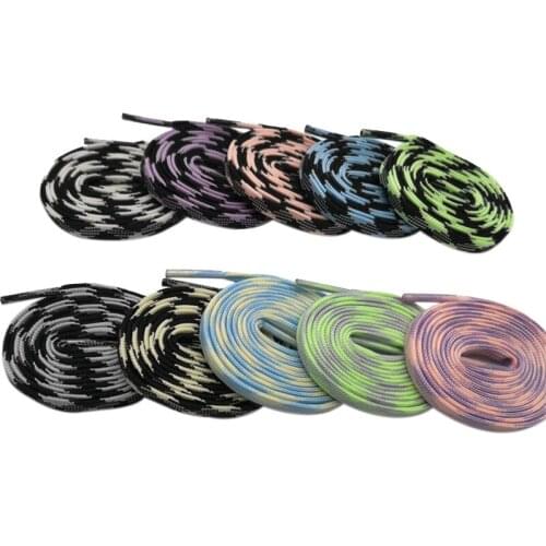 7MM Glow In The Dark Night Luminous Shoelaces Men Women Sneakers Canvas 2021 Boots Trendy Cords For Fashion People