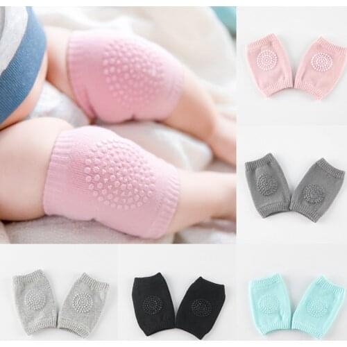 1 Pair Kids Non Slip Crawling Elbow Baby Knee Pad Infant Toddlers Protector Safety Kneepad Leg Warmer Girls Boys